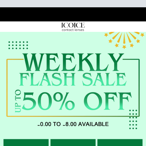 💫Weekly Flash Sale "50% OFF"