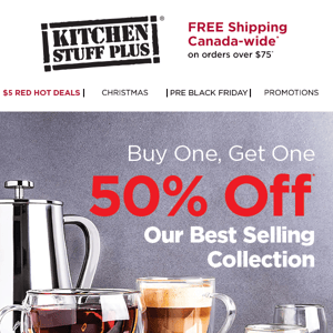 Buy One Get One 50% Off Our Coffee Collections