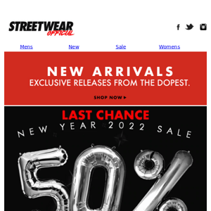 NEW YEAR NEW CLOSET! LAST CHANCE SAVINGS