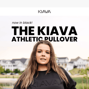 NEW: Kiava Athletic Pullover in BLACK 🖤