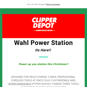 😱🚨Wahl Power Station Multi-Charge !! Power up you  Station this Christmas 🎄🎁