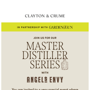 Master Distiller Series with Angel's Envy!