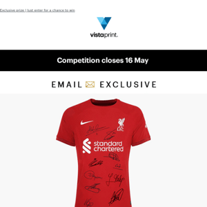 Win a football shirt signed by Liverpool FC players!