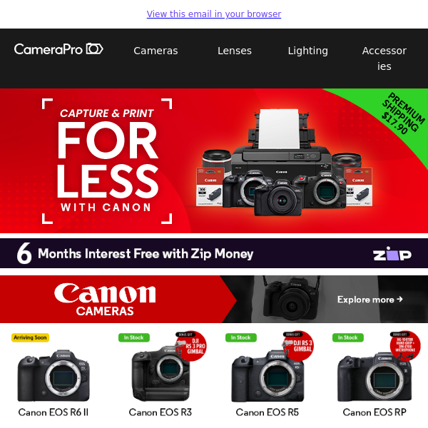 Big Savings Alert: Canon Gear On Sale!