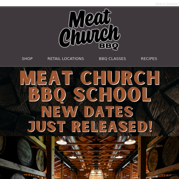 New BBQ School Dates JUST ANNOUNCED! 🥃🔥