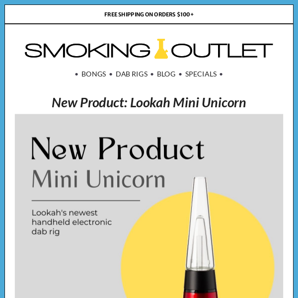 New Product Alert! The Lookah Mini Unicorn