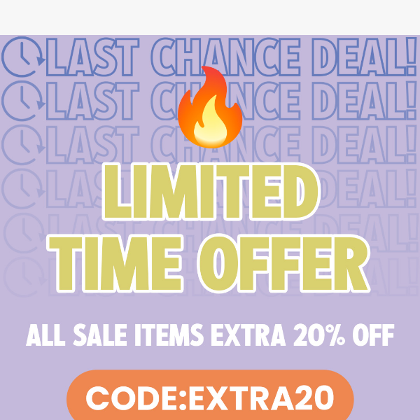 ⌛NEXT HOUR ONLY! Flash deal!