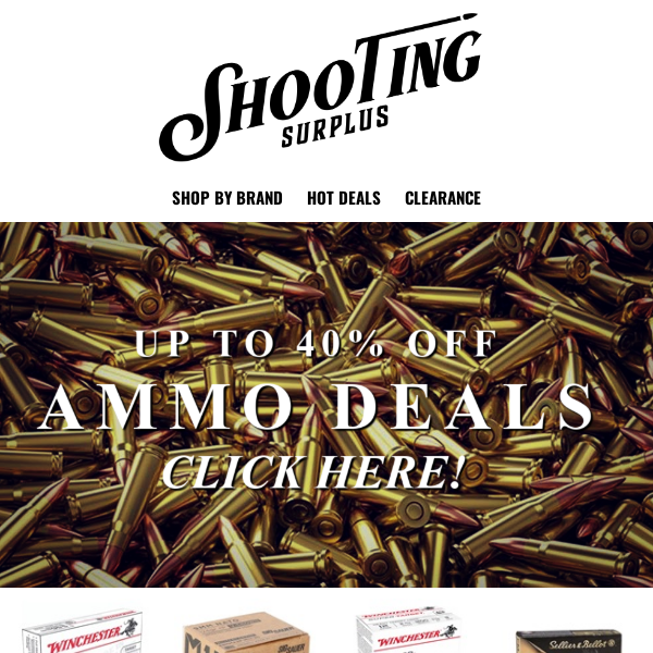 Ammo Deals Under $20 🚨 9mm, 22LR + Hot Deals Ammo Sale