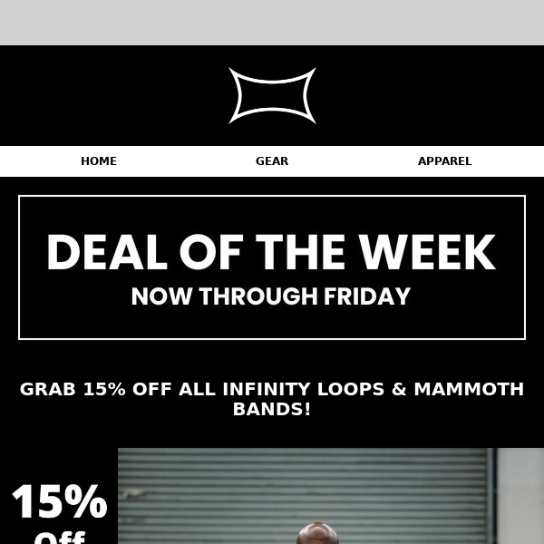 🌟DEAL OF THE WEEK | 15% OFF MAMMOTH BANDS & INFINITY LOOPS