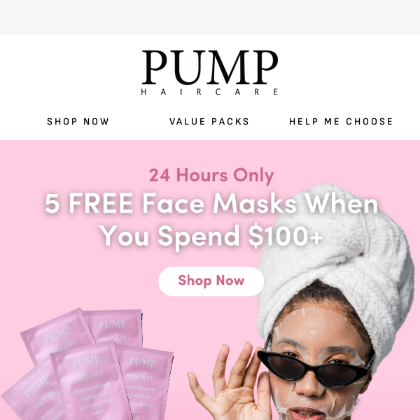 Get 5 Free Face Masks – Your Skin Deserves the Best!