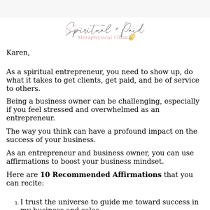 Are You An Entrepreneur or Aspire to Be One? 🧚‍♀️