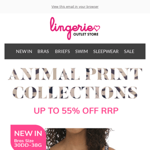 Animal Print Collections: Freya, PrimaDonna & Passionata up to 55% off