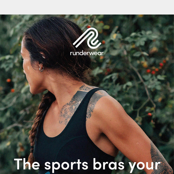 20% off the sports bras you deserve.