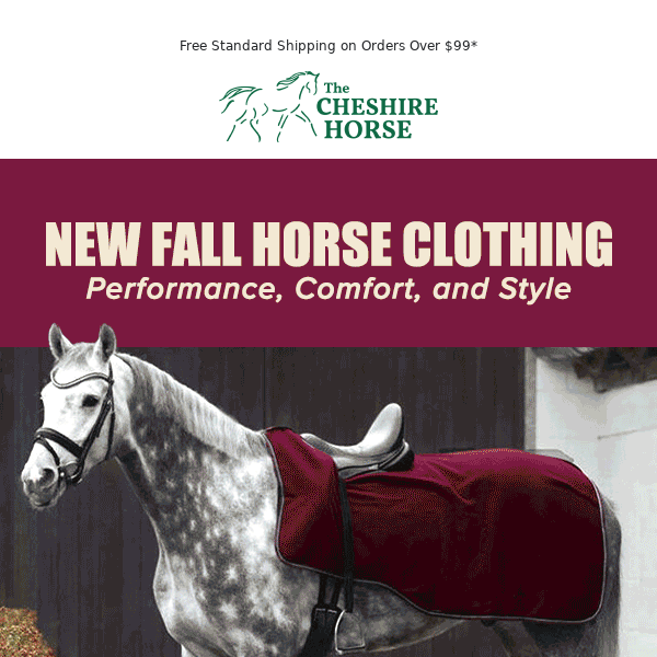 Fall Is Here! Time to Refresh Your Horse's Wardrobe?