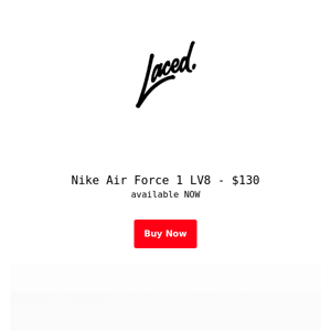 Nike Air Force 1 LV8 - Available NOW