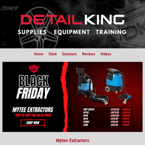 Black Friday Pricing: Save on Mytees, Flex Polishers, Tornadors and MORE!