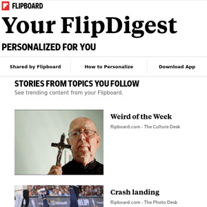 What's new on Flipboard: Stories from Science, Sports, Rock Music and more