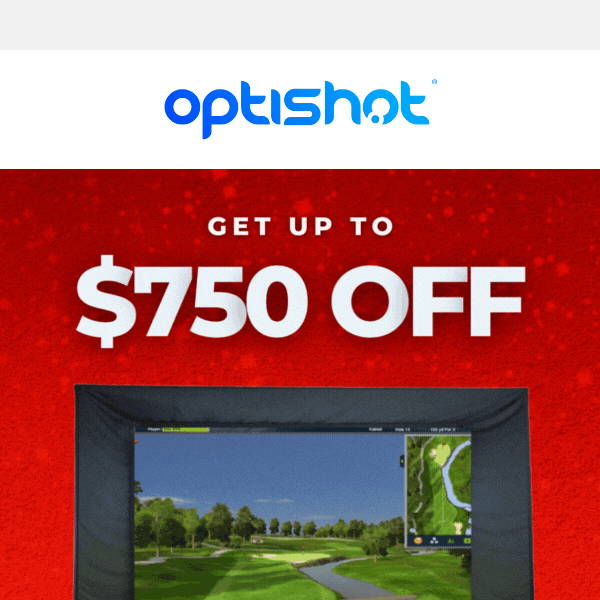 $750 OFF your new Golf Simulator⛳
