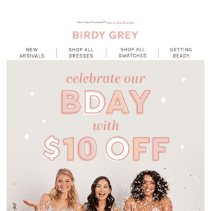 🥳 $10 OFF + NEW styles! 🥳