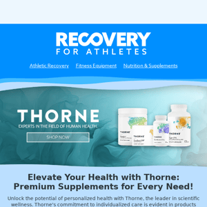 Thorne Supplements: Tailoring Wellness to You