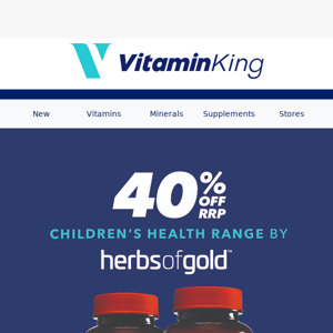 40% OFF Herbs of Gold👶Children's Health Range