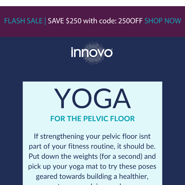 Yoga for your Pelvic Floor
