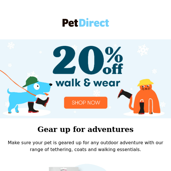 Gear Up For Any Adventure With 20% Off Walk & Wear 🐾