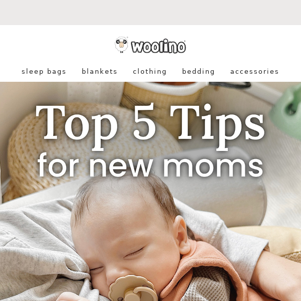Top 5 🖐️ Tips for New Moms