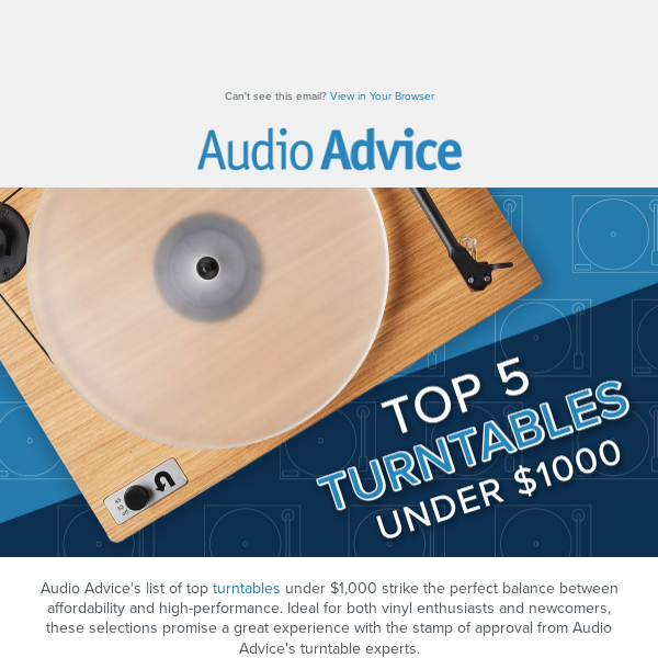 🎶Top 5 Turntables Under $1,000 for 2024