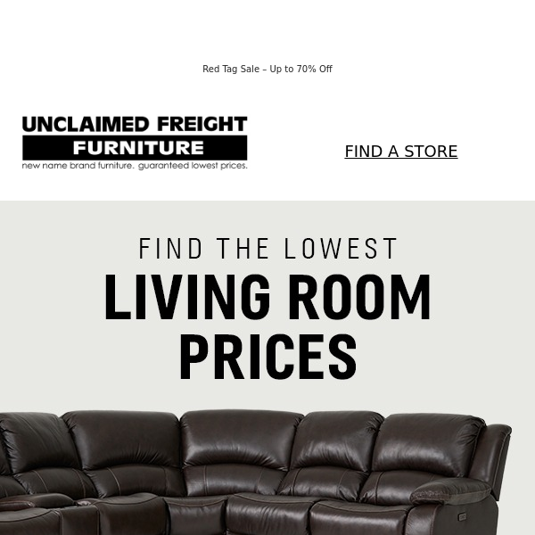 Living Room Deals are Here ☃️