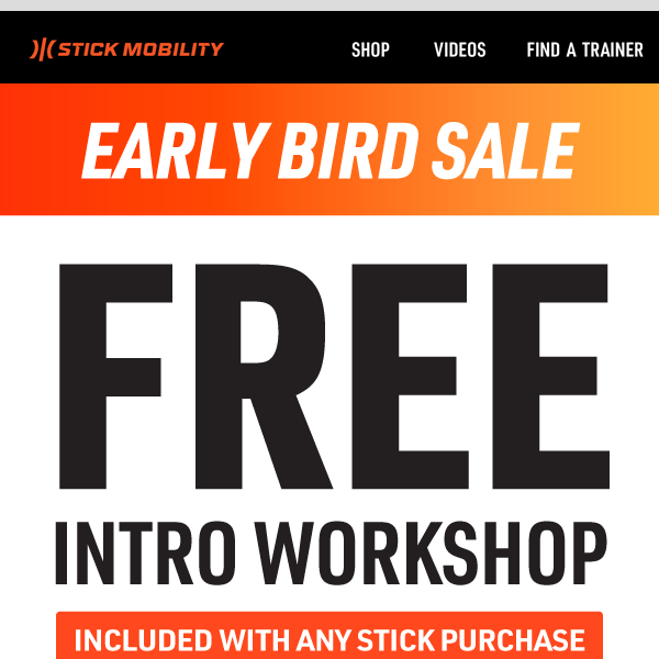 Don't Miss Out on Your FREE Intro Workshop