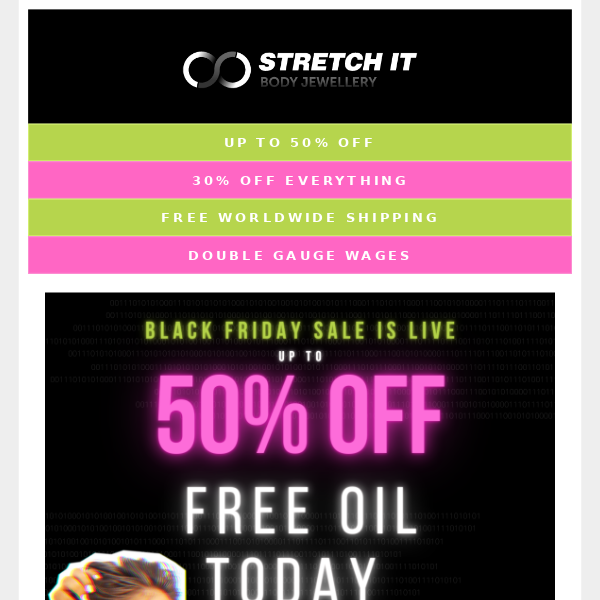 🔥 Black Friday Is Here FREE Oil With Every Order