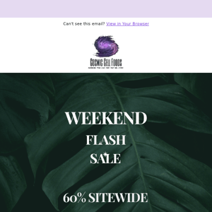 Kickstart Your Weekend with our Flash Sale