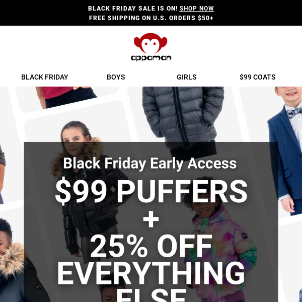 BLACK FRIDAY STARTS → NOW