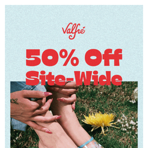 🔥 50% OFF SITE-WIDE  🔥