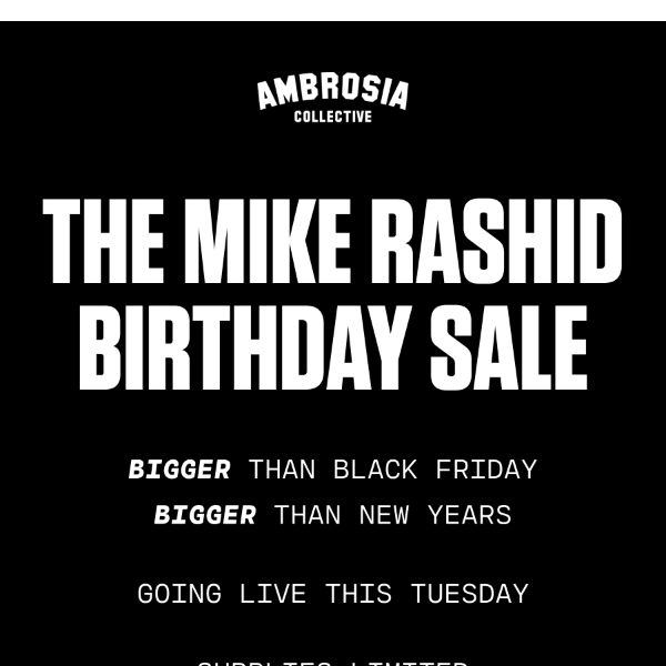 The biggest Sale of the Year 🎂