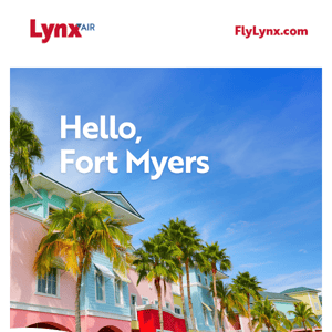 Now flying: Fort Myers from Toronto! ✈️