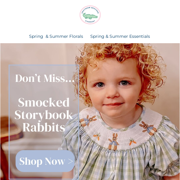 Bunny Says Hurry! Our Smocked Storybook Rabbits Are Selling FAST!🥕🐇🐰