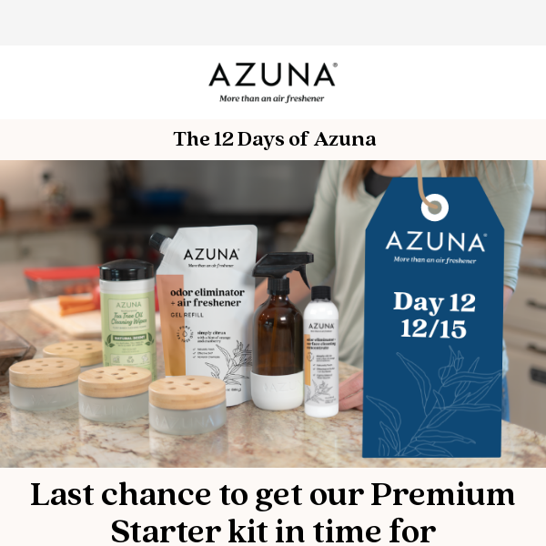 Day 11: The perfect gift for your favorite clean freak! 25% off TODAY.