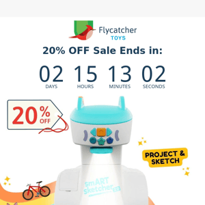 Summer Sale 😎 15% Off smART sketcher® 2.0 - Flycatcher Toys