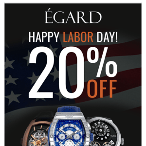 A New Watch + 20% OFF? 🎆