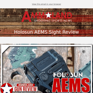 Holosun AEMS Sight Review