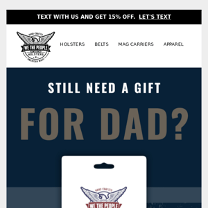 Need a Last Minute Father’s Day Gift?