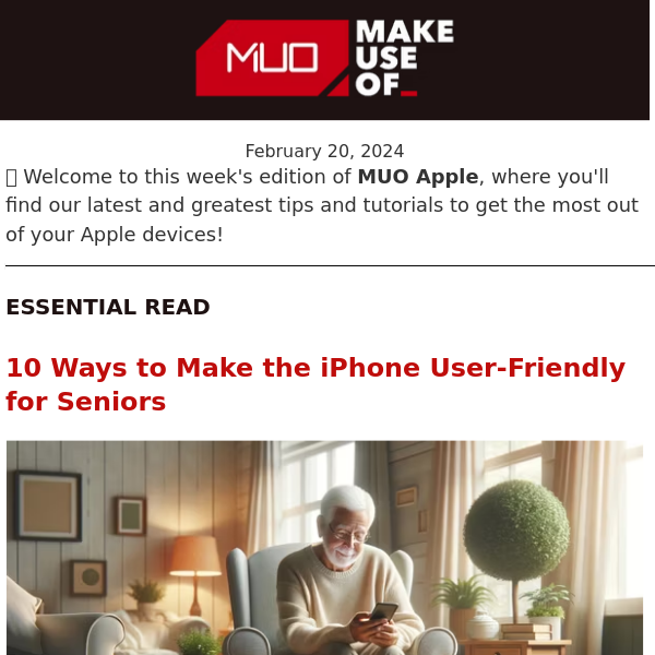 MUO Apple 🍏 Make the iPhone User-Friendly for Seniors in Your Family: 10 Ways