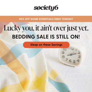 🛏 Last Call: 40% Off Duvets, Comforters & More