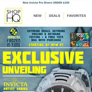 EXCLUSIVE Invicta Unveiling Tonight at 8pm ET