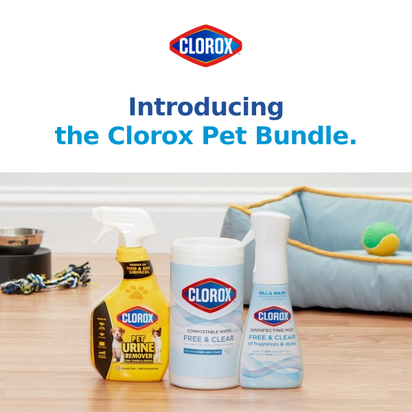 Get your paws on the Clorox Pet Bundle.