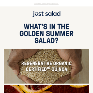 Inside the Golden Summer Salad