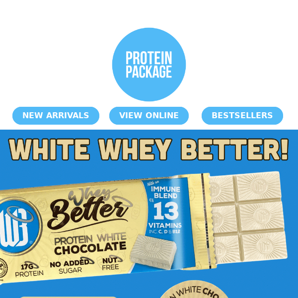 Luxury Protein White Chocolate! 😍