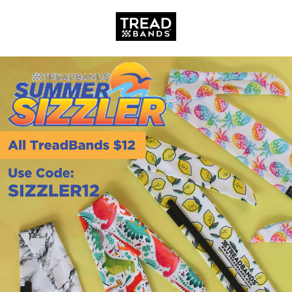 Summer Sizzler Sale! All TreadBands $12!